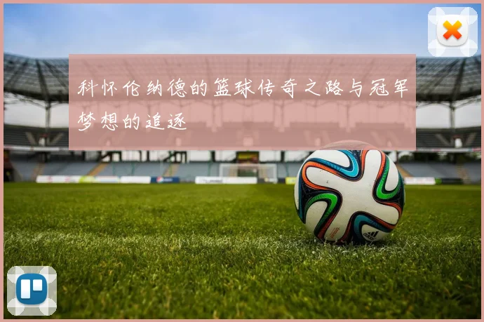 科怀伦纳德的篮球传奇之路与冠军梦想的追逐